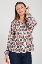 Nomes Blouse 206527 | Moonbeam W. Baked Apple | Bluse fra Freequent