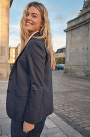 Mary Night Blazer | Navy | Blazer fra Mos Mosh