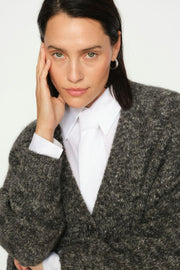 Ayen Stripe Shirt | White | Skjorte fra Mos Mosh
