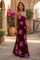 Corrine fleur dress | Burgundy