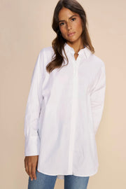 Enola Shirt | White | Skjorte fra Mos Mosh