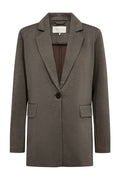 Nanni Ja Fashion Struc | Morel Melange | Jacke von Freequent