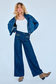 Colette Axelia Jeans Long | Dark Blue | Jeans fra Mos Mosh