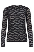 Penolacc O Neck Blouse | Black