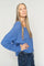 Thora V-Neck Knit | Ultramarine | Strik fra Mos Mosh