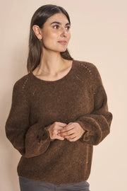 Talli LS Knit  | Pine Bark  | Strik fra Mos Mosh