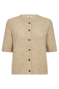 Thora SS Knit Cardigan | Twill | Strik fra Mos Mosh – nedsat