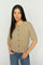 Thora SS Knit Cardigan | Twill | Mos Mosh