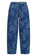 Tino Paisley Jeans 30' | Mid Blue | Jeans fra Mos Mosh – nedsat