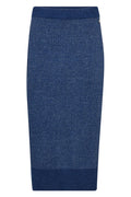 Mined Knit Skirt | Dark Blue | Nederdel fra Mos Mosh