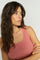 Elaine Seamless Silk Tank Top | Dusty Rose | Mos Mosh