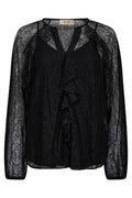 Eika Lace Blouse | Black | Bluse fra Mos Mosh – nedsat