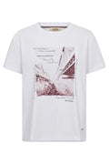 Chinn O-SS Tee | White | T-shirt fra Mos Mosh – nedsat