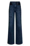 Colette Bouquet Jeans Long | Blue | Jeans fra Mos Mosh – nedsat