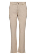 Clarissa Chino Pant Ankle | Feather Gray | Bukser fra Mos Mosh – nedsat