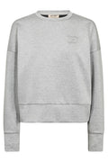 Bernat O-LS Sweatshirt | Grey Melange | Sweats fra Mos Mosh