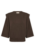 Mae O-3/4 Sleeve Sweatshirt | Delicioso | Sweats fra Mos Mosh