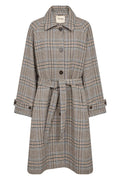 Selestine Check Coat | Oxford Tan | Jakke fra Mos Mosh