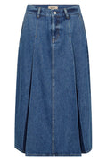 Dany Enk Skirt | Blue | Nederdel fra Mos Mosh