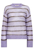 Orisa Stripe Knit | Violet Tulip | Strik fra Mos Mosh