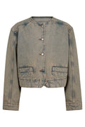 Mauracc Denim Jacket 504160 | Sand | Co'couture