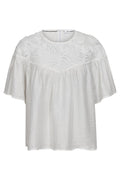Tassycc Flower SS Blouse 504233 | White | Co'couture