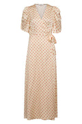 Cambriacc Dot Wrap Dress 504041 | Off white | Co'couture