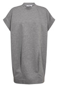 Lancecc Sweat Dress 504017 | Grey Melange | Co'couture