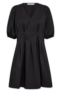 Poppycc Pleat Crop Dress 503938 | Black | Co'couture