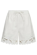 Litacc Linen Emb Shorts 503976 | White | Co'couture