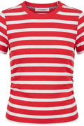 Grannycc Gathering Stripe Tee 503903 | Offwhite Flame | Co'couture