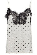 Amelicc Dot Lace Singlet 503921 | Off white | Co'couture