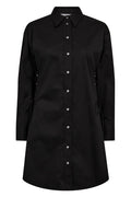 Poppycc Eyelet Tie Shirt Dress 504592 | Black | Co'couture