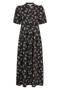 Oliviacc Flower Pleat Dress 504211 | Black | Co'couture