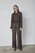 Terrycc Denim Pant 504119 | Dark Brown | Co'couture
