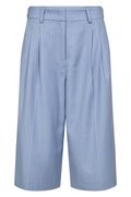 Kianacc Pin Pleat Bermuda 504085 | Pale Blue | Co'couture