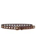 Sennacc Eyelet Belt 500048 | Dark Brown | Co'couture