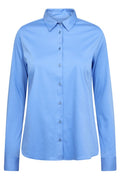 Tina Jersey Shirt | Ultramarine | Skjorte fra Mos Mosh
