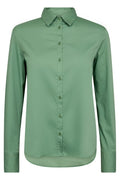 Martina Shirt | Turf Green | Skjorte fra Mos Mosh