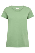 Arden Organic O-Neck Tee | Turf Green | T-shirt fra Mos Mosh