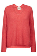 Thora V-Neck Knit | Watermelon | Strik fra Mos Mosh