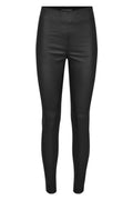Lucia Stretch Leather Legging | Black | Bukser fra Mos Mosh
