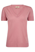 Sink V-SS Tee | Dusty Rose | T-shirt fra Mos Mosh