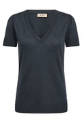 Sink V-SS Tee | Salute Navy | T-shirt fra Mos Mosh