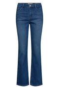 Ashley Deluxe Jeans 32' | Mid Blue | Jeans fra Mos Mosh