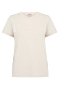 Dala Basic Tee | Ecru | T-shirt fra Mos Mosh