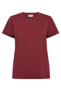 Dala Basic Tee | Cabernet | T-shirt fra Mos Mosh