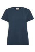 Dala Basic Tee | Salute Navy | T-shirt fra Mos Mosh