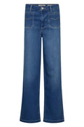 Colette Deluxe Jeans 32' | Mid Blue | Jeans fra Mos Mosh