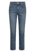 Asya Jentra Jeans Ankle | Mid Blue | Jeans fra Mos Mosh